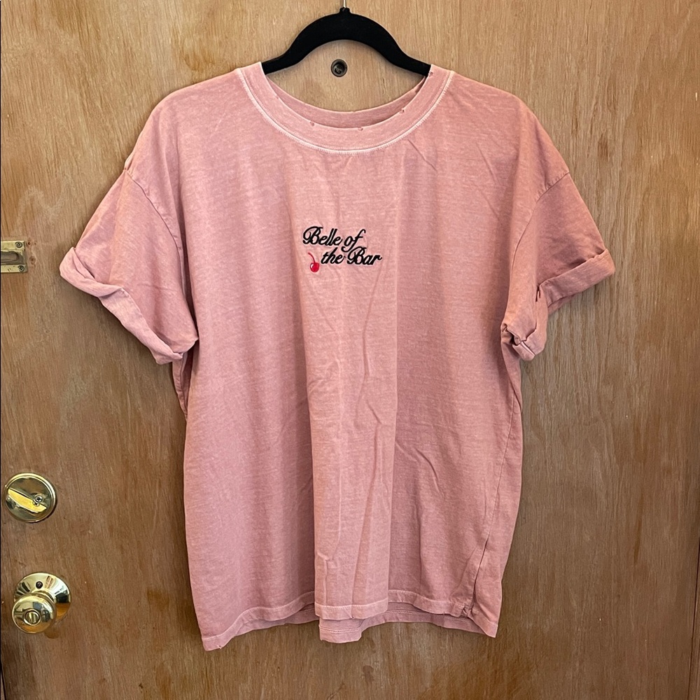 Belle of the Bar Pink Short Sleeve Tee